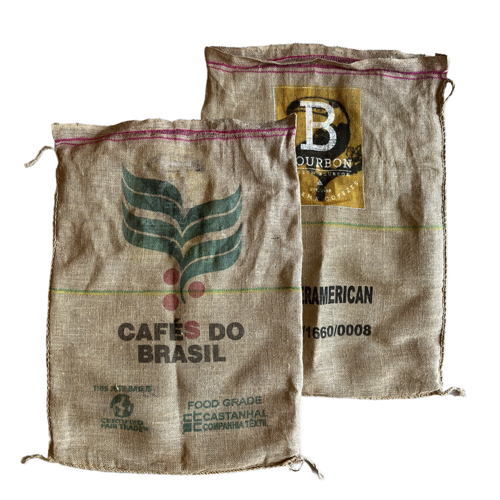 Empty Hessian Coffee Sacks