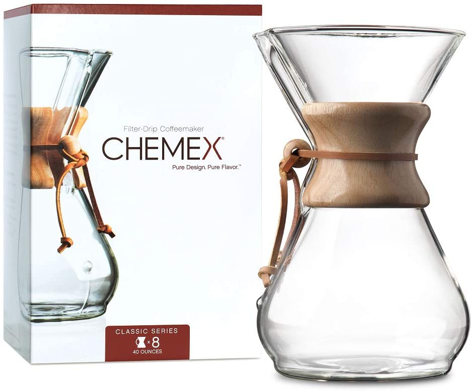 Chemex Pour-Over Glass Coffee Maker - 8 Cup