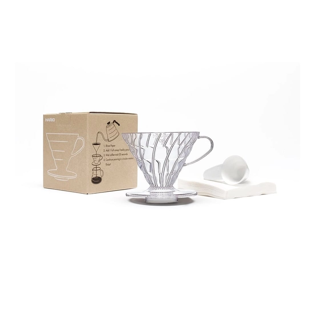 Hario V60 Coffee Dripper Set with Filters