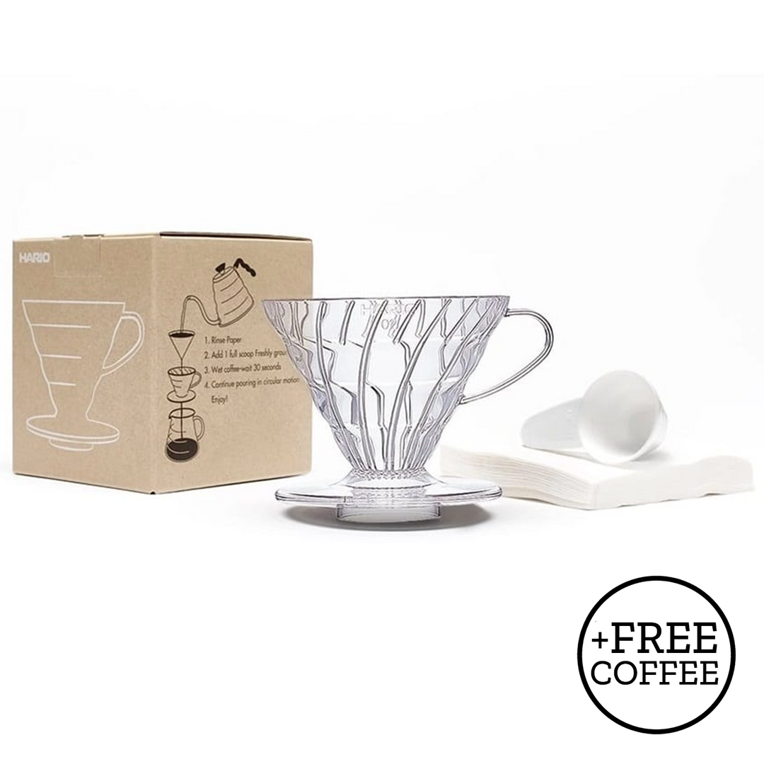 Hario V60 Coffee Dripper Set with Filters